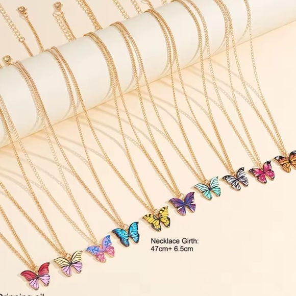 🦋For Butterfly Lovers boho adjustable dreamy necklace w prairie country vibe - Picture 10 of 12